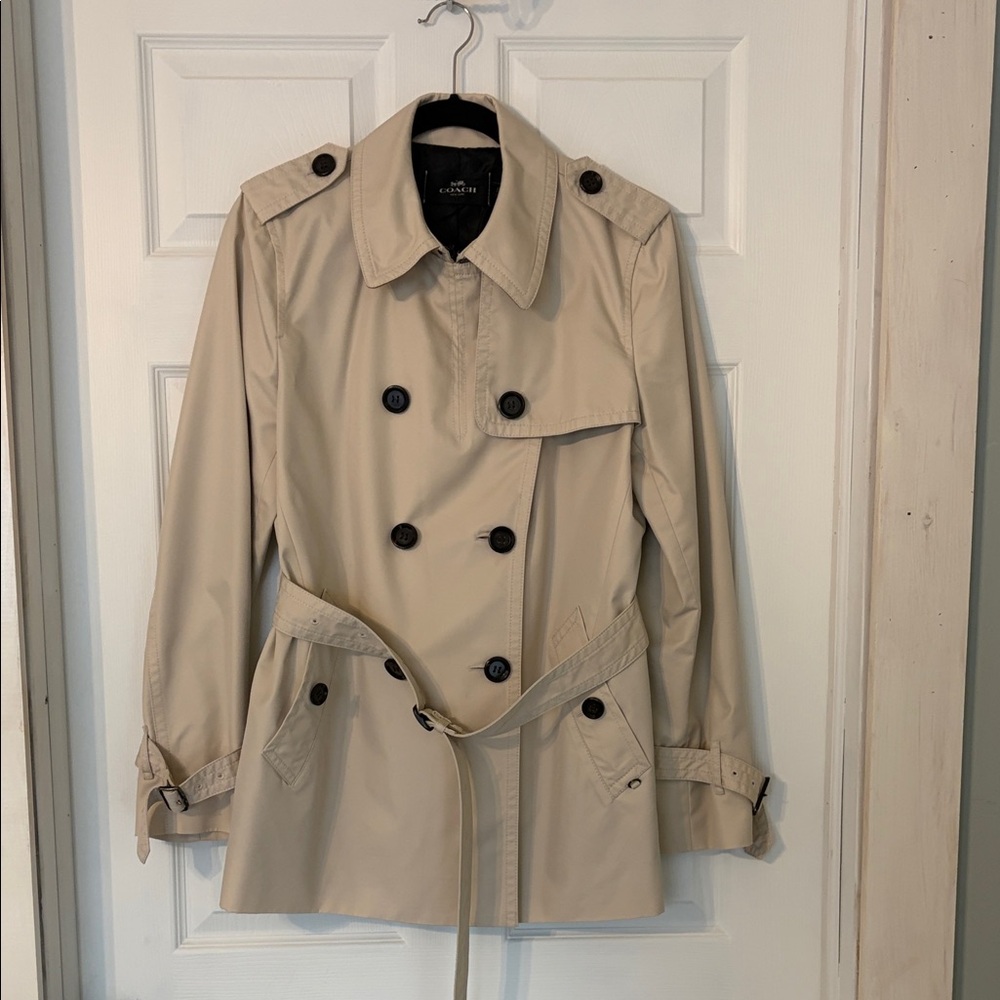 Coach Classic Tan Trench Coat